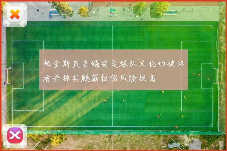 帕金斯直言锡安是球队文化的破坏者并称其腿筋拉伤风险极高